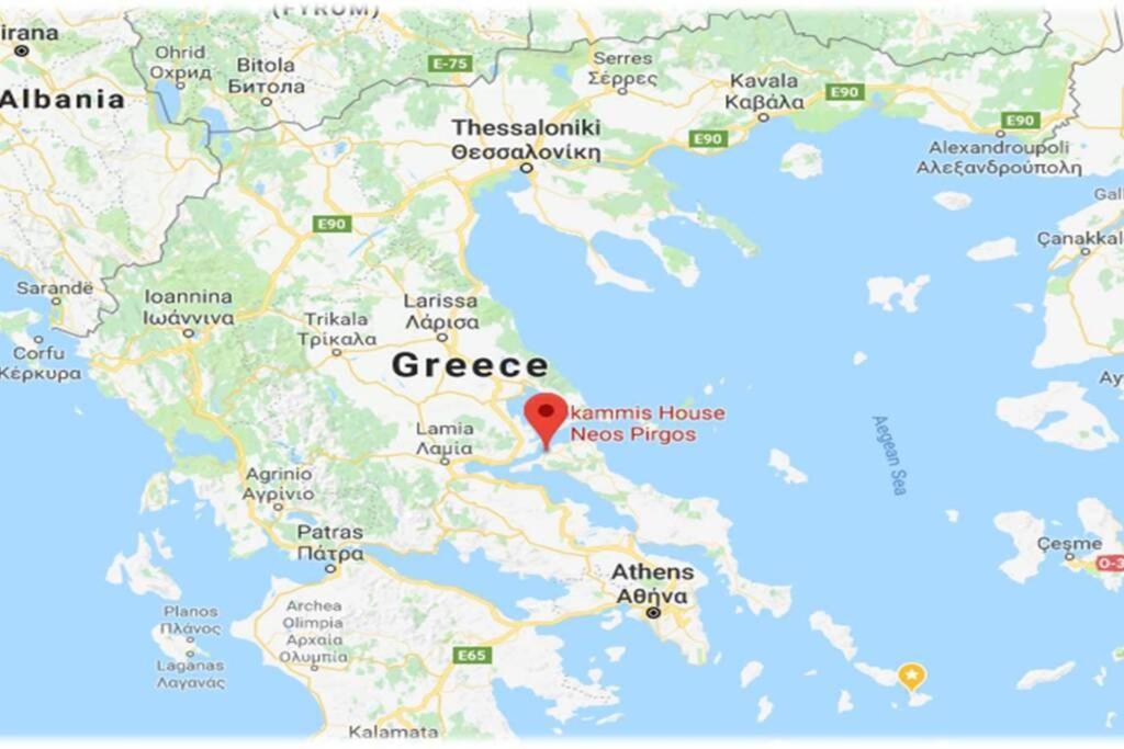 Amazing Sea View-Neos Pyrgos Beach -Evoia Greece Néos Pírgos Kültér fotó