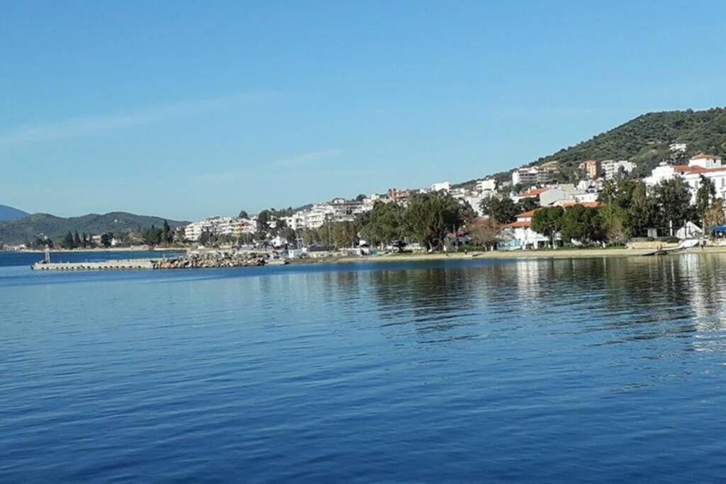 Amazing Sea View-Neos Pyrgos Beach -Evoia Greece Néos Pírgos Kültér fotó